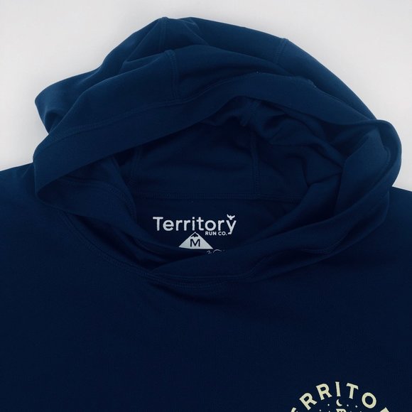Territory Run Co Team Running Tech Hoodie M Medium - Picture 3 of 13
